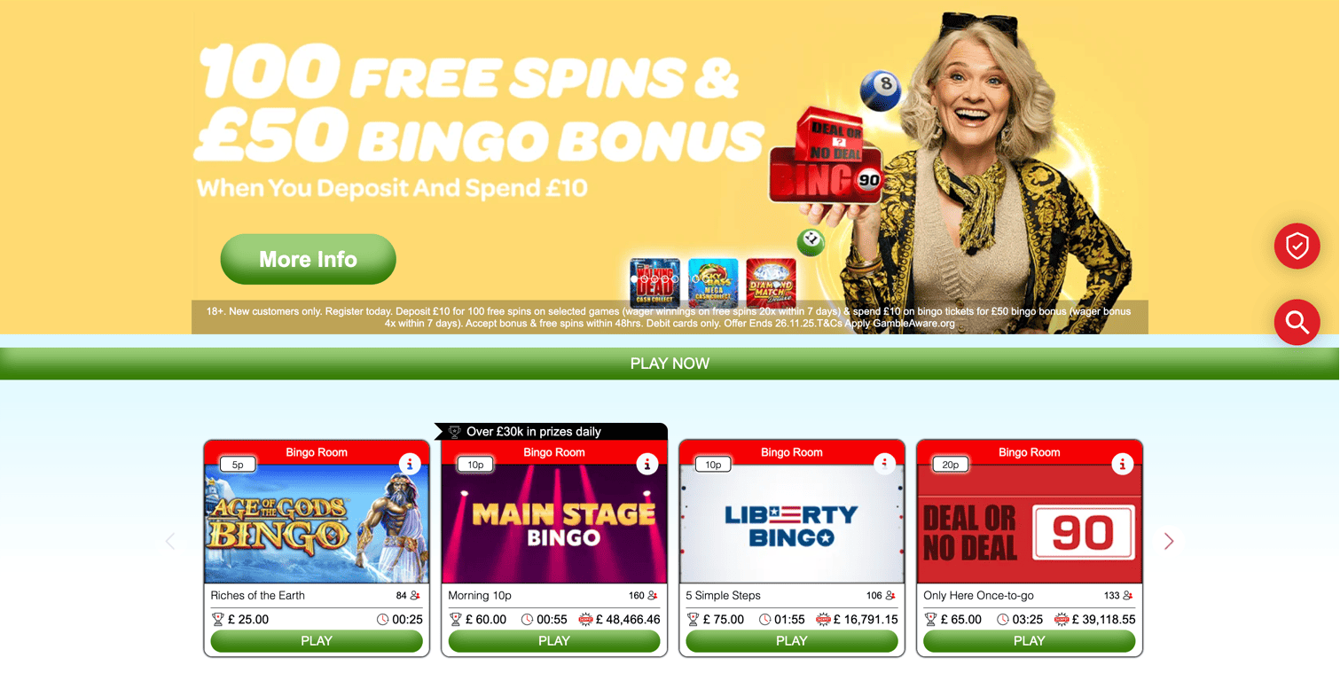 Sun Bingo login