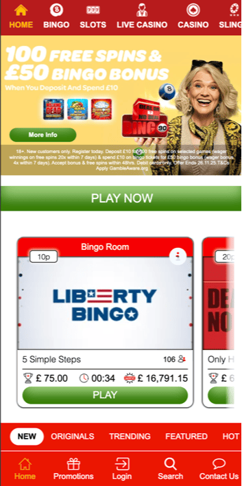 Sun Bingo login